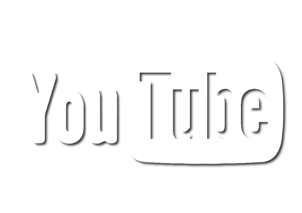 YouTube Logo TRANSPARENT White