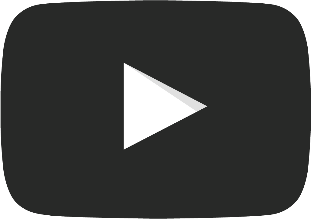 YouTube Play Button Icon Black