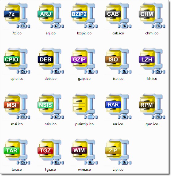 Zip File Icon Windows 8