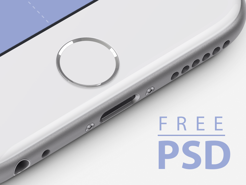 6 iPhone PSD Template