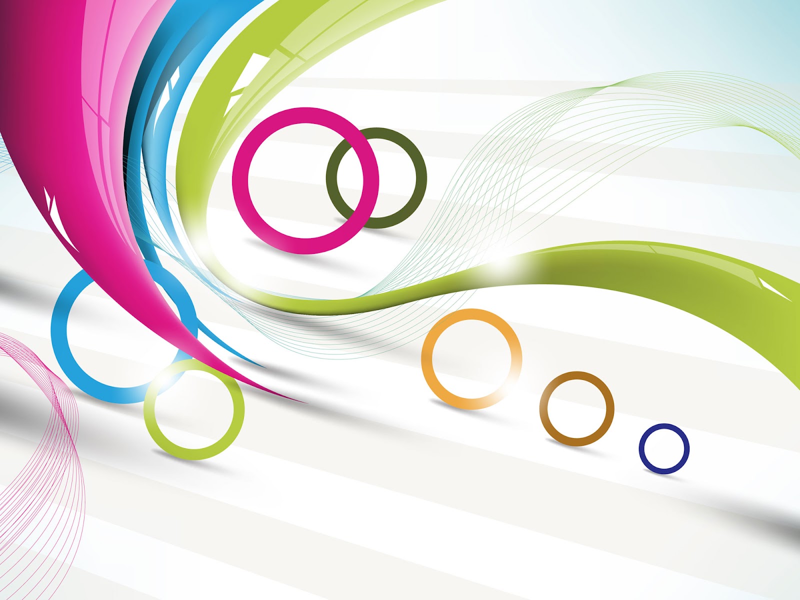 Abstract Circles Vector