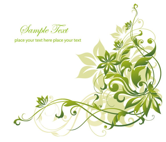 Abstract Green Vector Art Abstract Green Vector Art