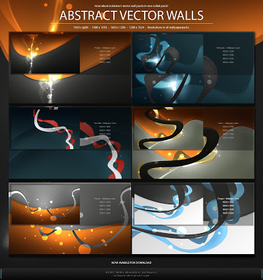 Abstract Lines Vector