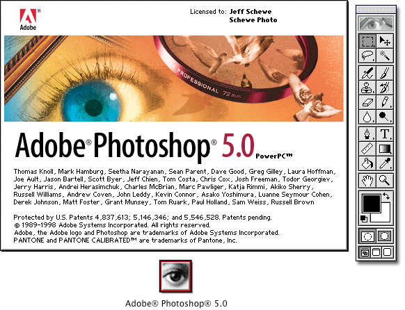 Adobe Photoshop Toolbar