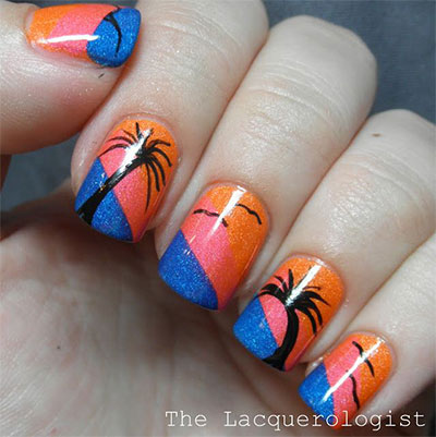 Beach Nail Art Designs