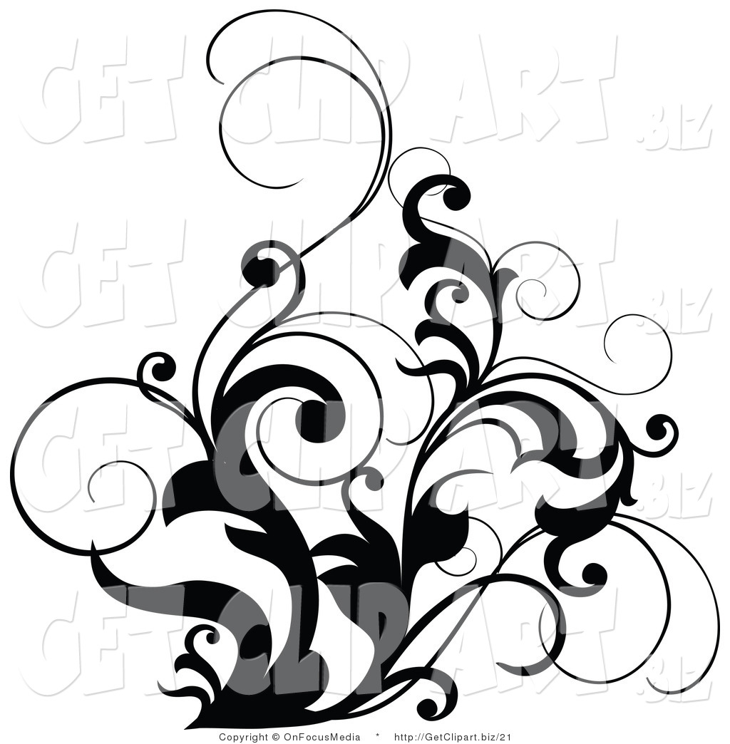 Black and White Designs Clip Art Free