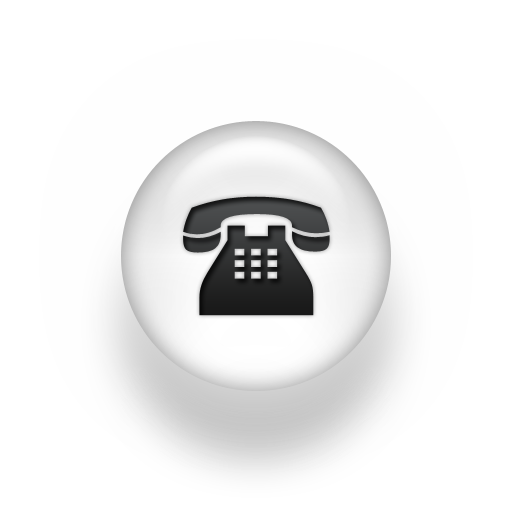 Black and White Phone Icon