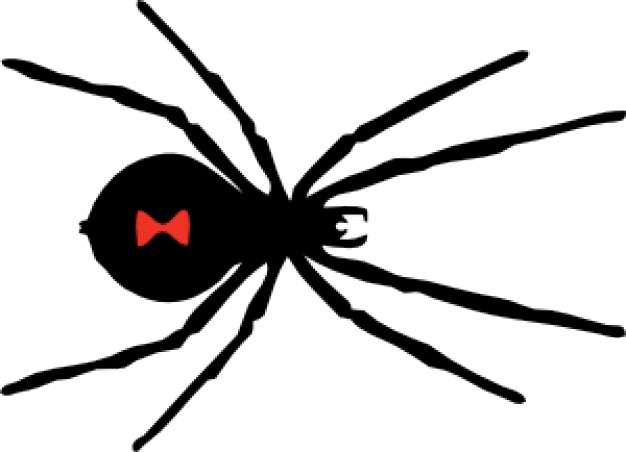 Black Widow Spider Cartoon