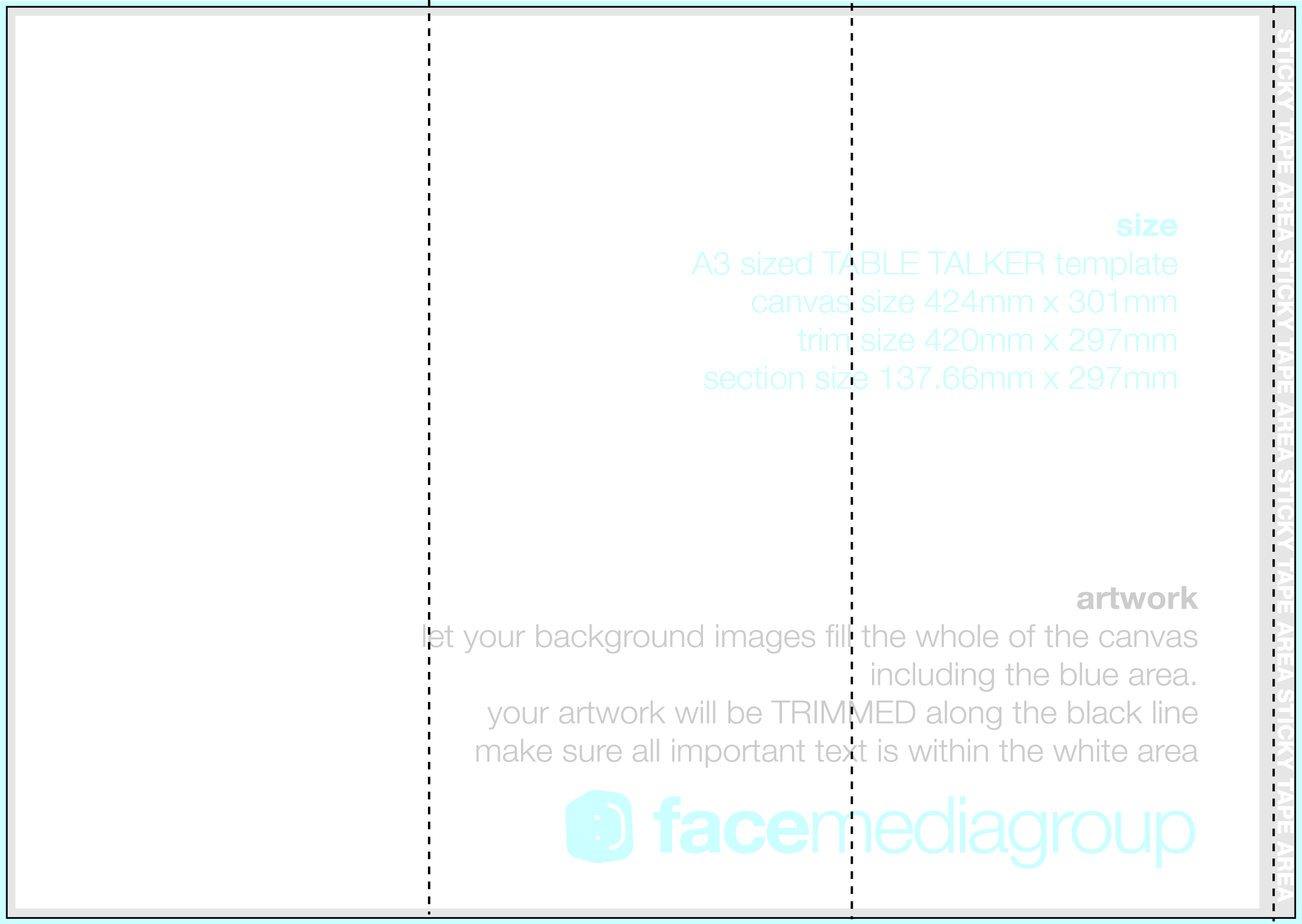 Blank Trifold Template