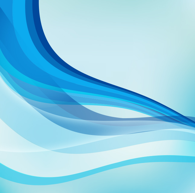 Blue Abstract Wave Vector Free