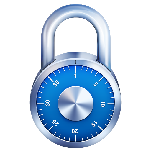 8 Blue Padlock Icon Images