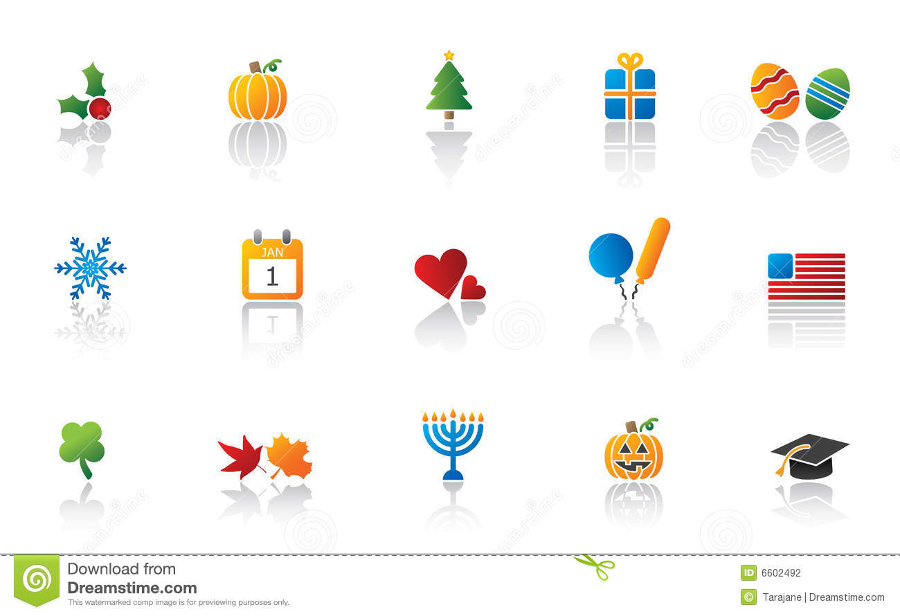 Calendar Holiday Icons