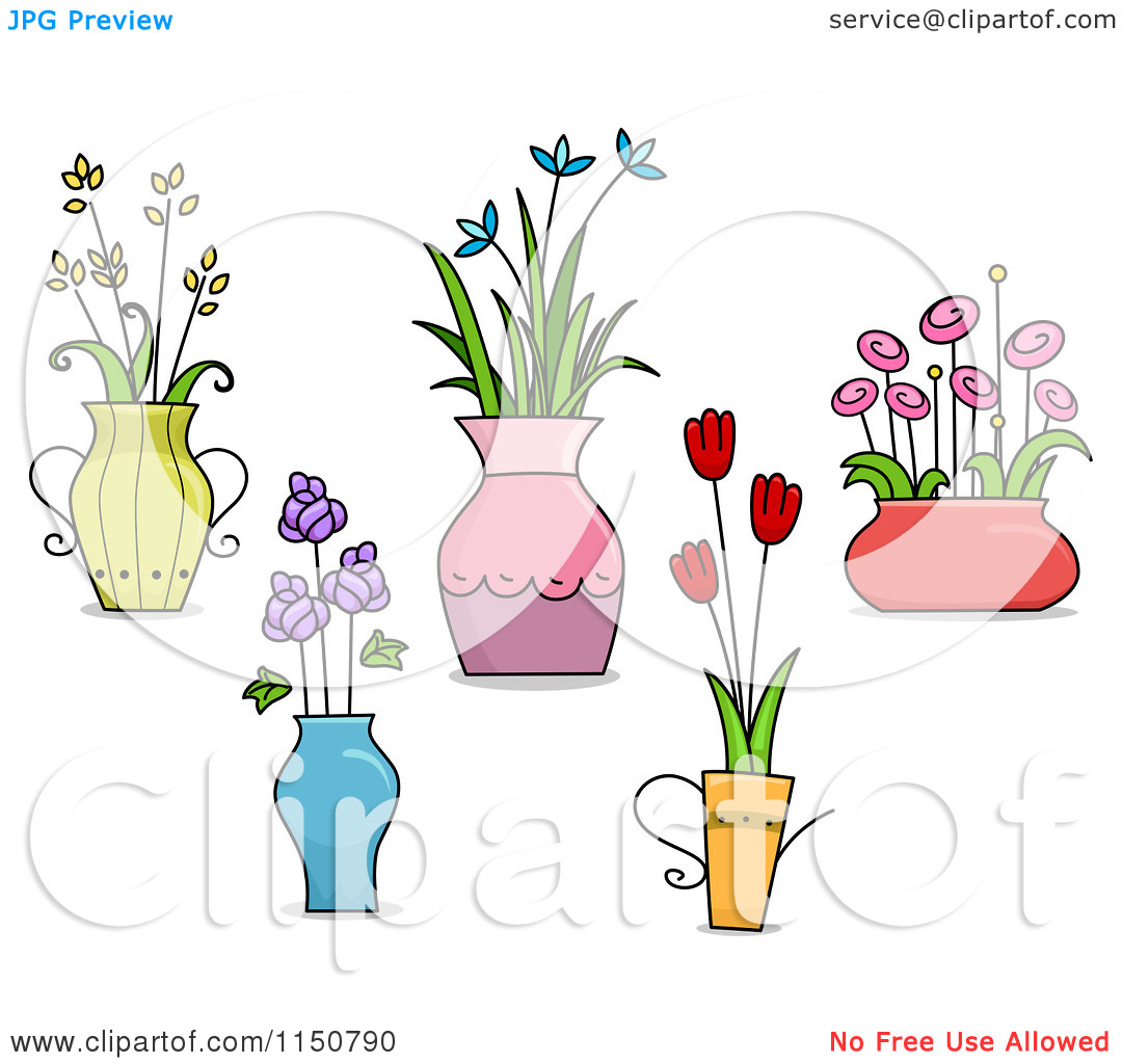 Cartoon Flower Pot Clip Art