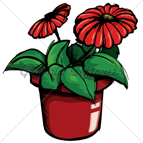 Cartoon Flowers and Plants