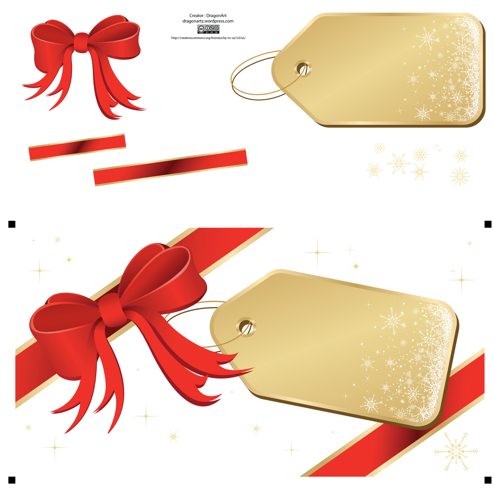 Christmas Ribbon Vector