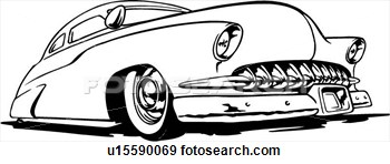 Classic Car Drawings Clip Art