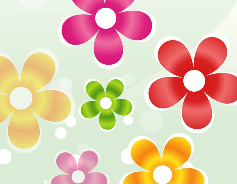 Colorful Flower Clip Art