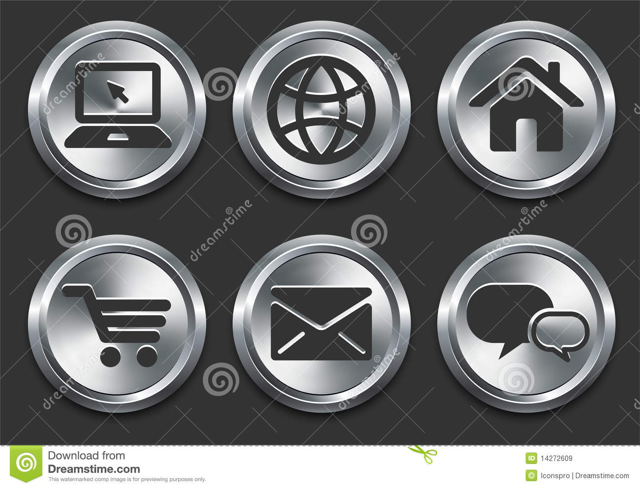 Computer Button Icons Free