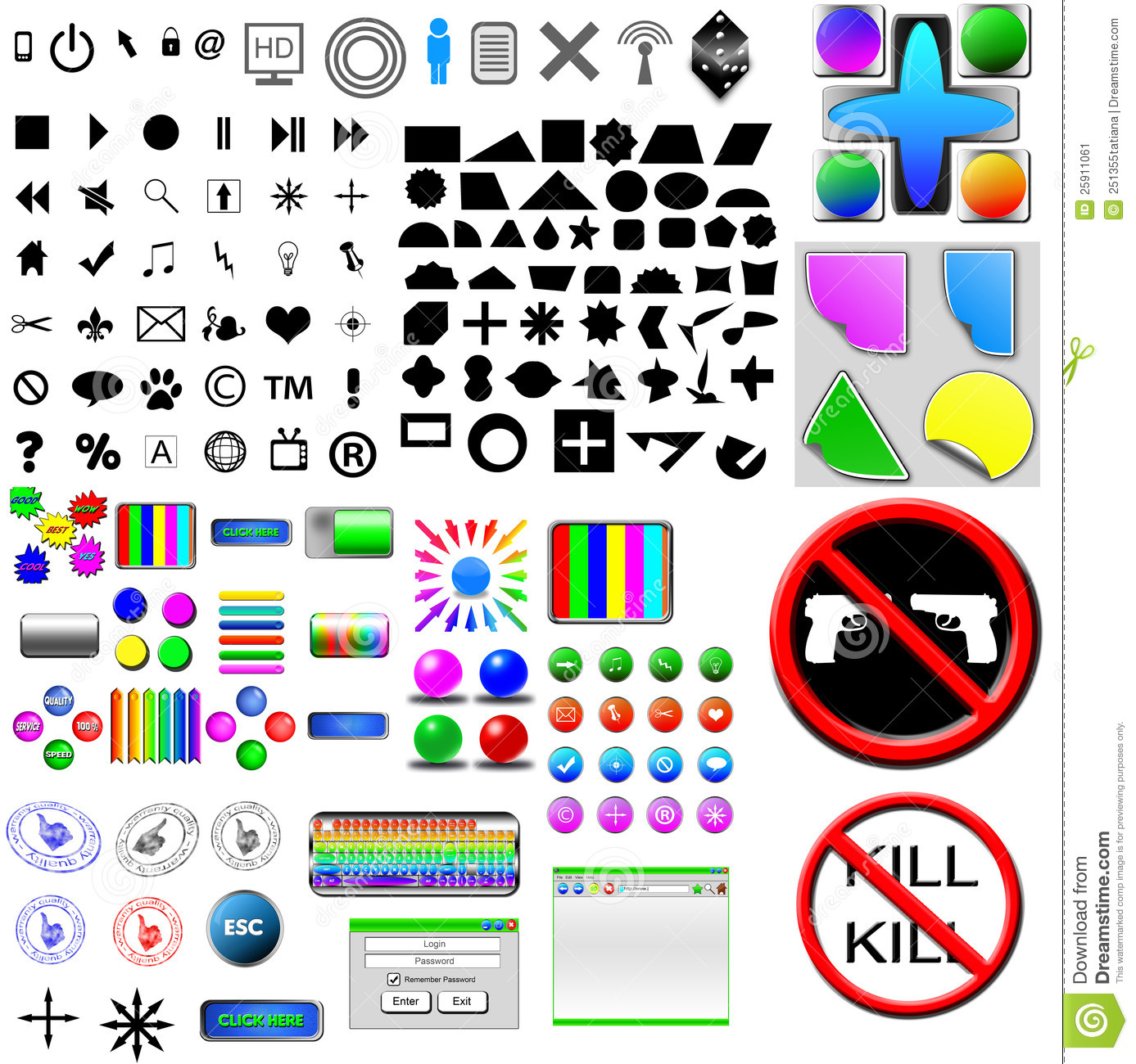 Computer Button Icons