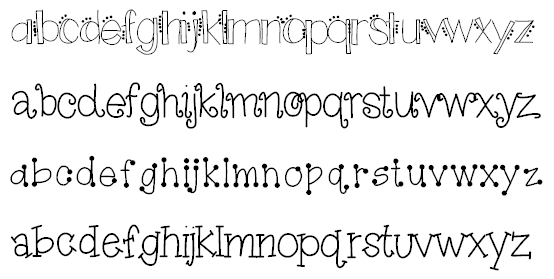 Cool Font Alphabets