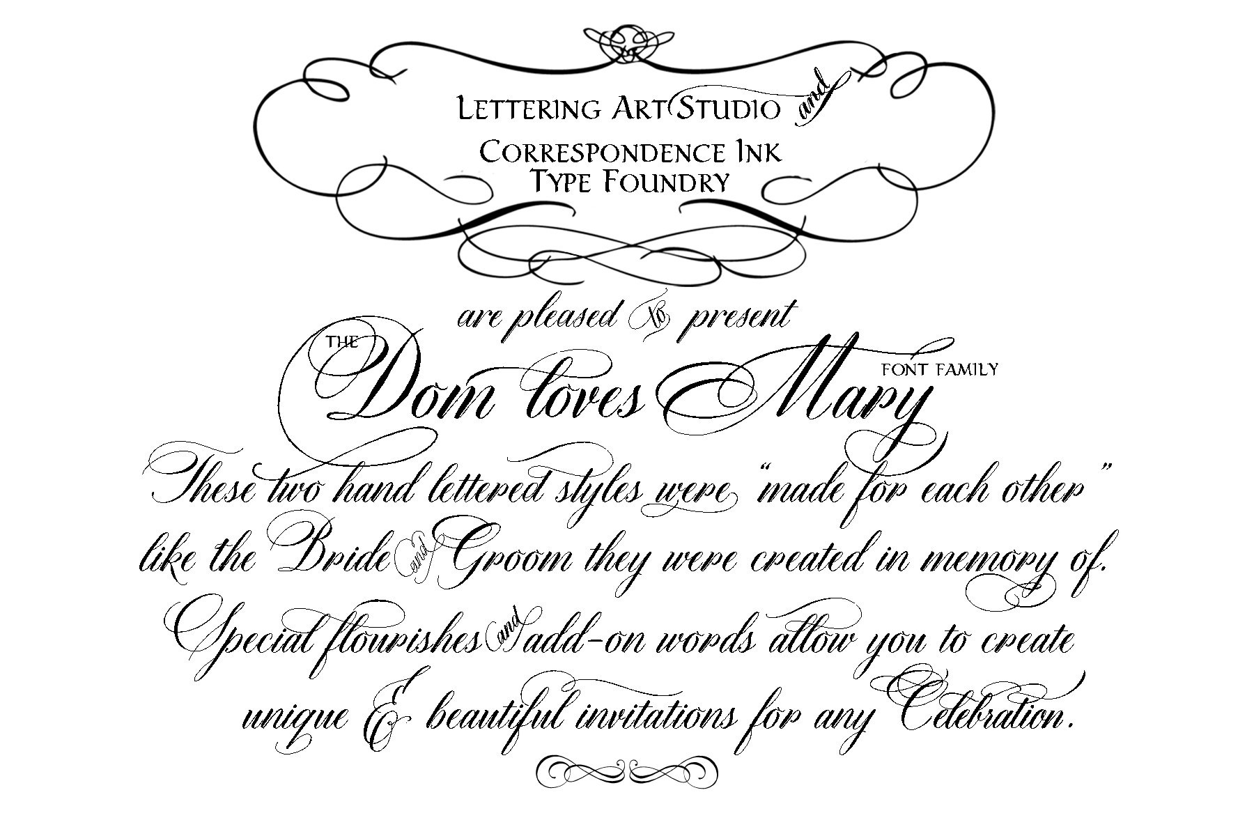 Cursive Calligraphy Fonts