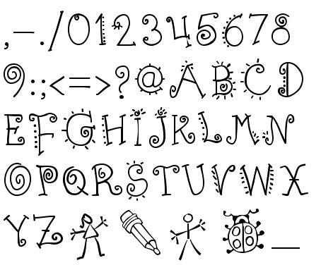 Cursive Handwriting Fonts for Teachers