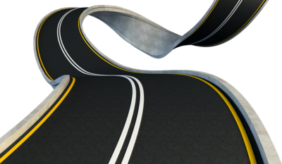Curved Road Clip Art