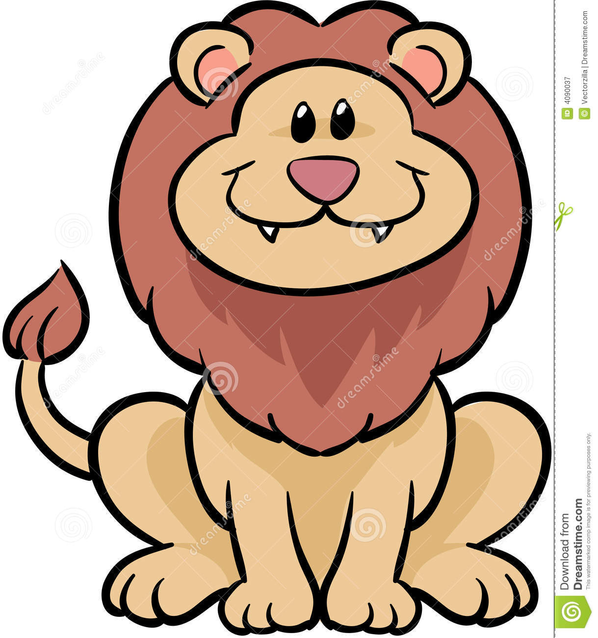 Cute Lion Clip Art