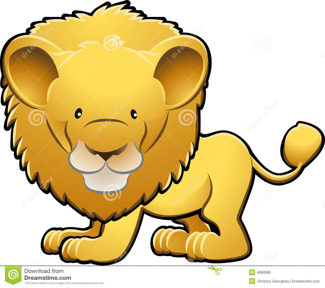 Cute Lion Clip Art