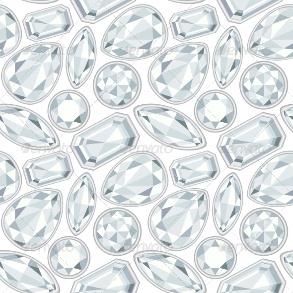 Diamond Seamless Pattern Vector