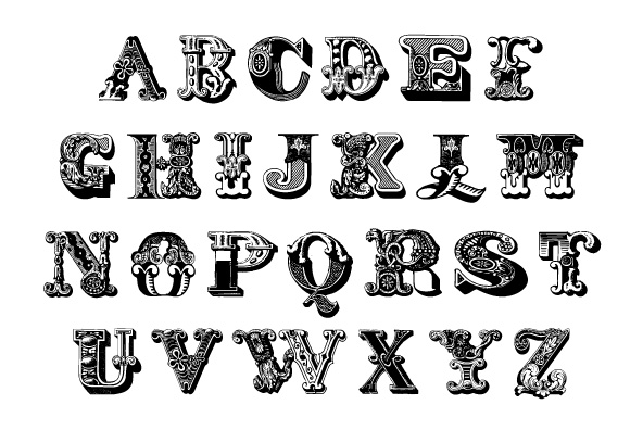 Different Letter Fonts