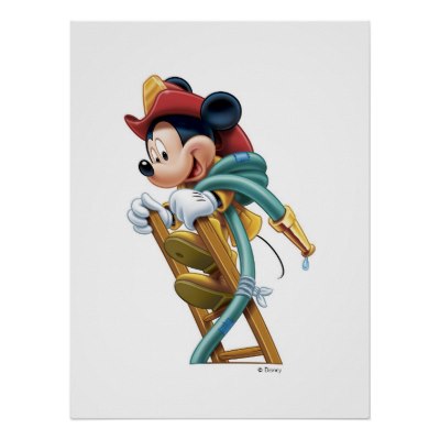 Disney Mickey Mouse Fireman Firefighter