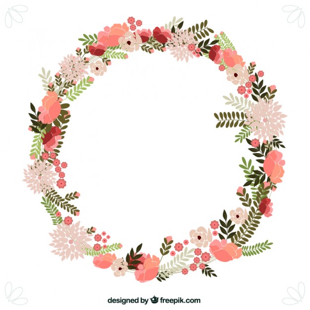 Download Free Vector Flower Wreaths