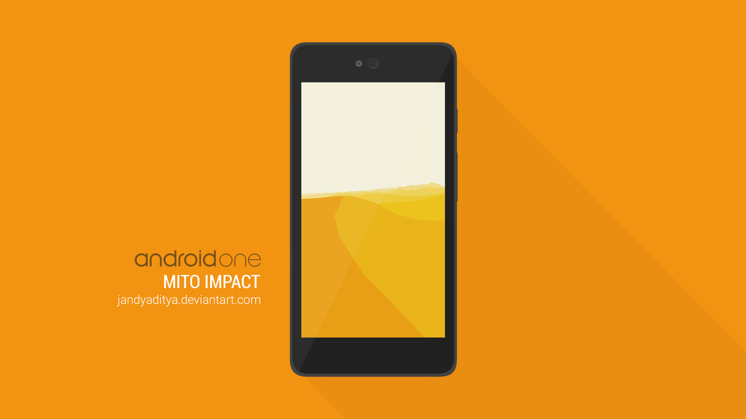 Flat Android PSD Mockup