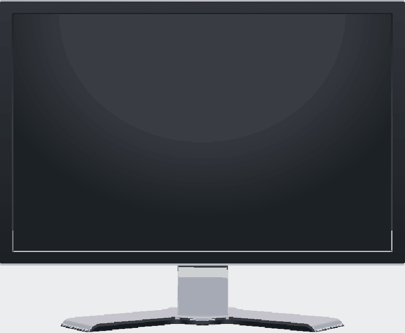 Flat Screen Computer Icon