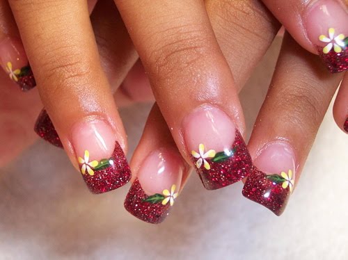 Flower Nail Art Design