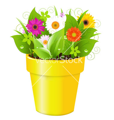 Flower Pot Vector