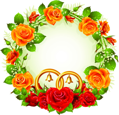 Flower Wreath Vector