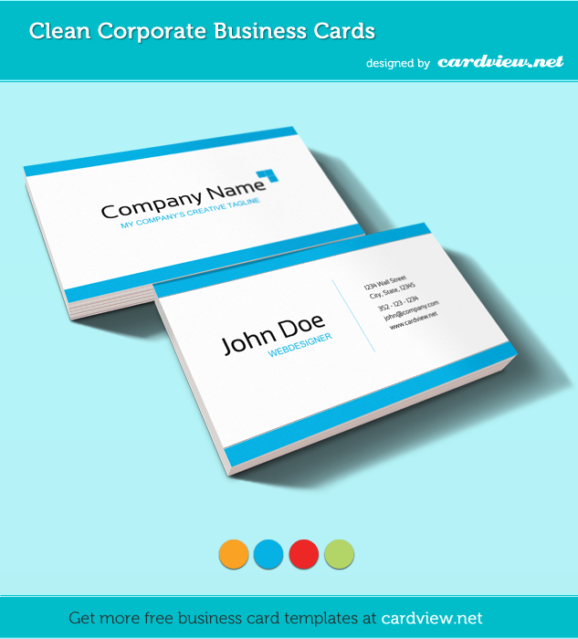 Free Business Card PSD Template Free Business Card PSD Template