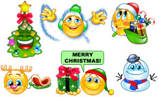 Free Christmas Emoticons for Email