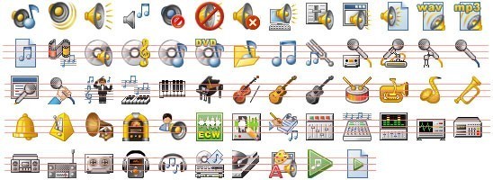 Free Desktop Music Icons