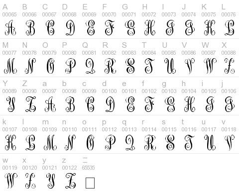 Free Monogram Font Downloads Free Monogram Font Downloads