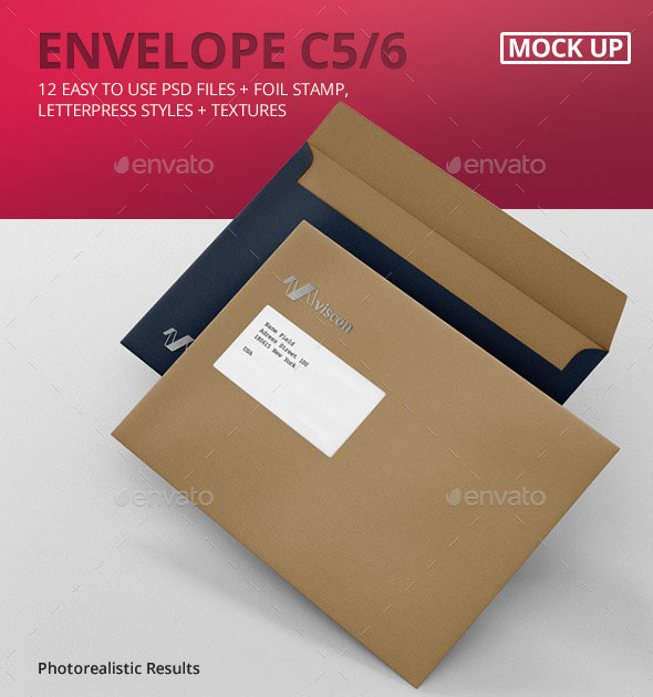 Free Psd Mock Up Envelope