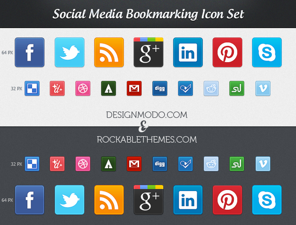 Free Social Media Icon Sets