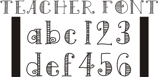Free Teacher Fonts