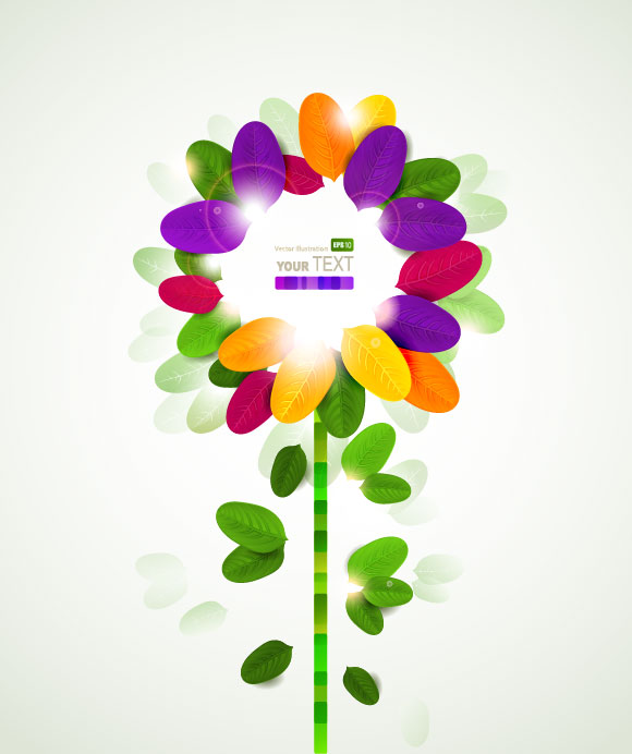 Free Vector Colorful Flowers