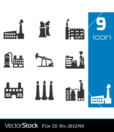 Free Vector Factory Icon