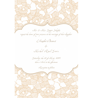 Free Vector Wedding Cards Design