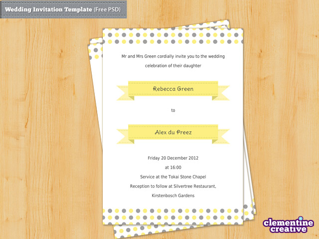 18 Photos of Free Invitation Templates PSD