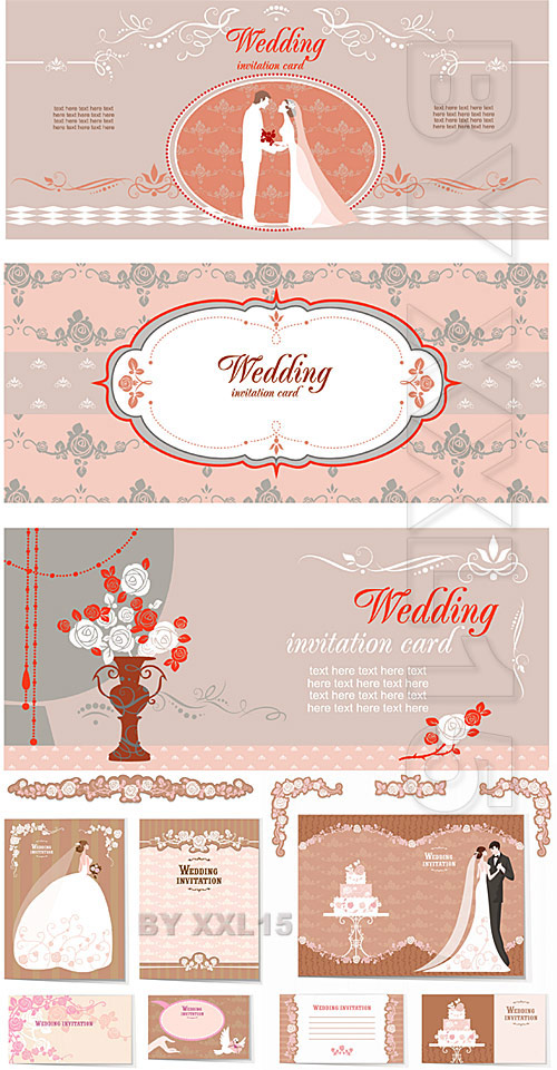 Free Wedding Invitation PSD Template